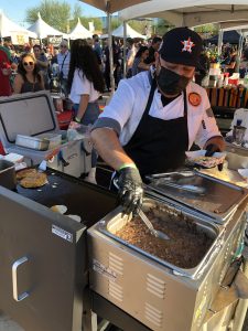 Food vendor at 23 Miles of Mexican Food Festival